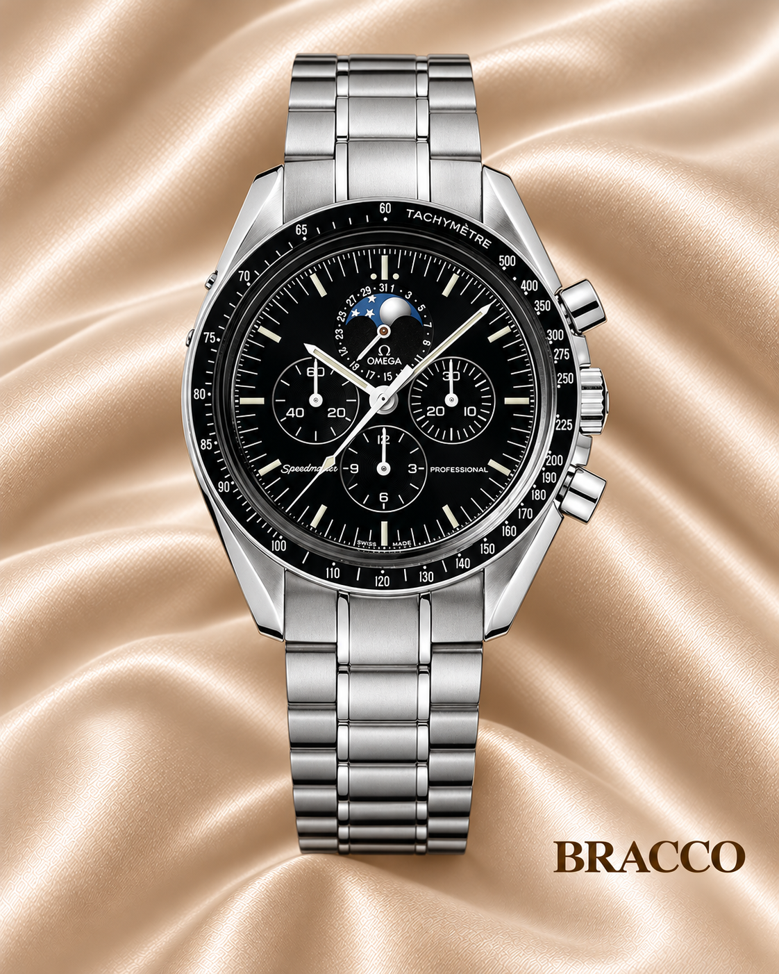 OMEGA Speedmaster professional Moonphase Chronografo